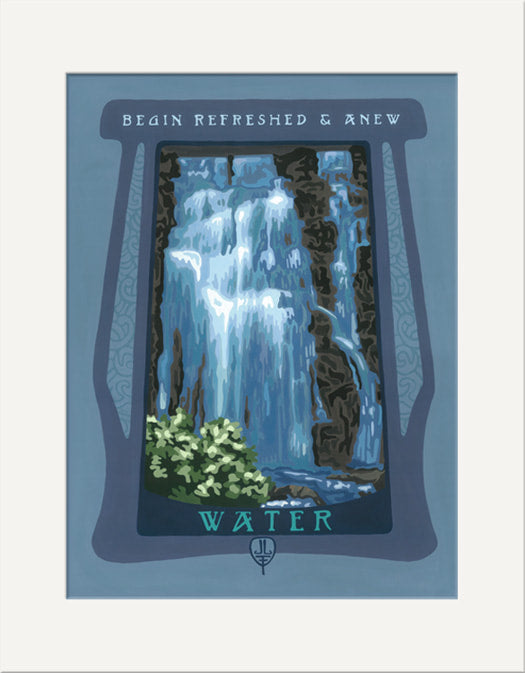 Element/Water- Matted Print