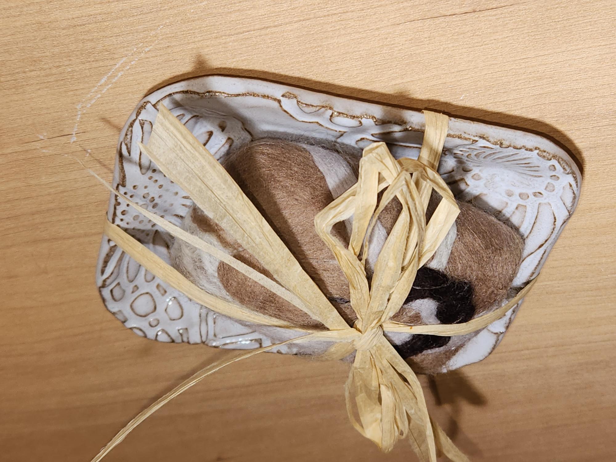 Felted Soaps and Dishes
