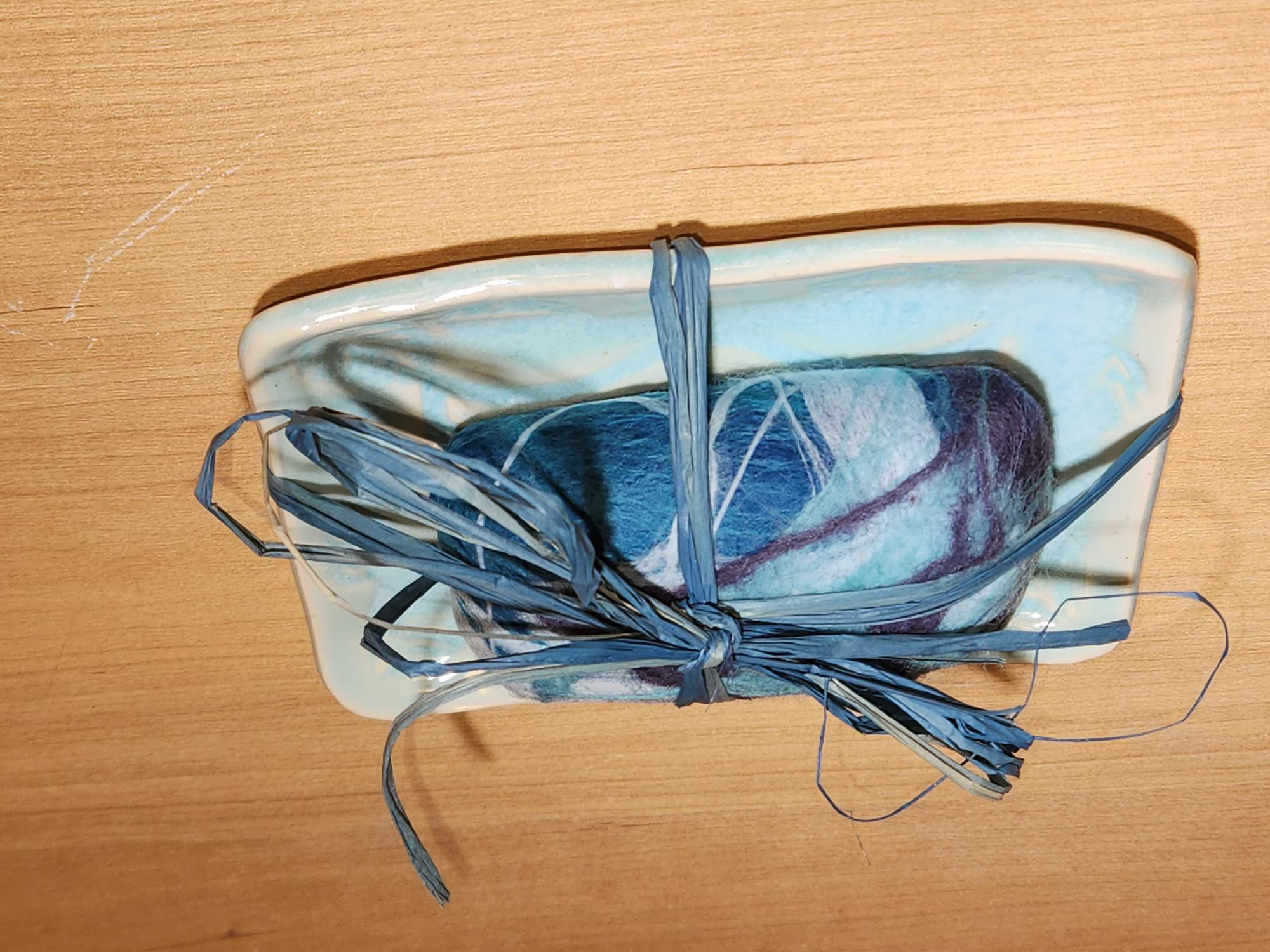 Felted Soaps and Dishes