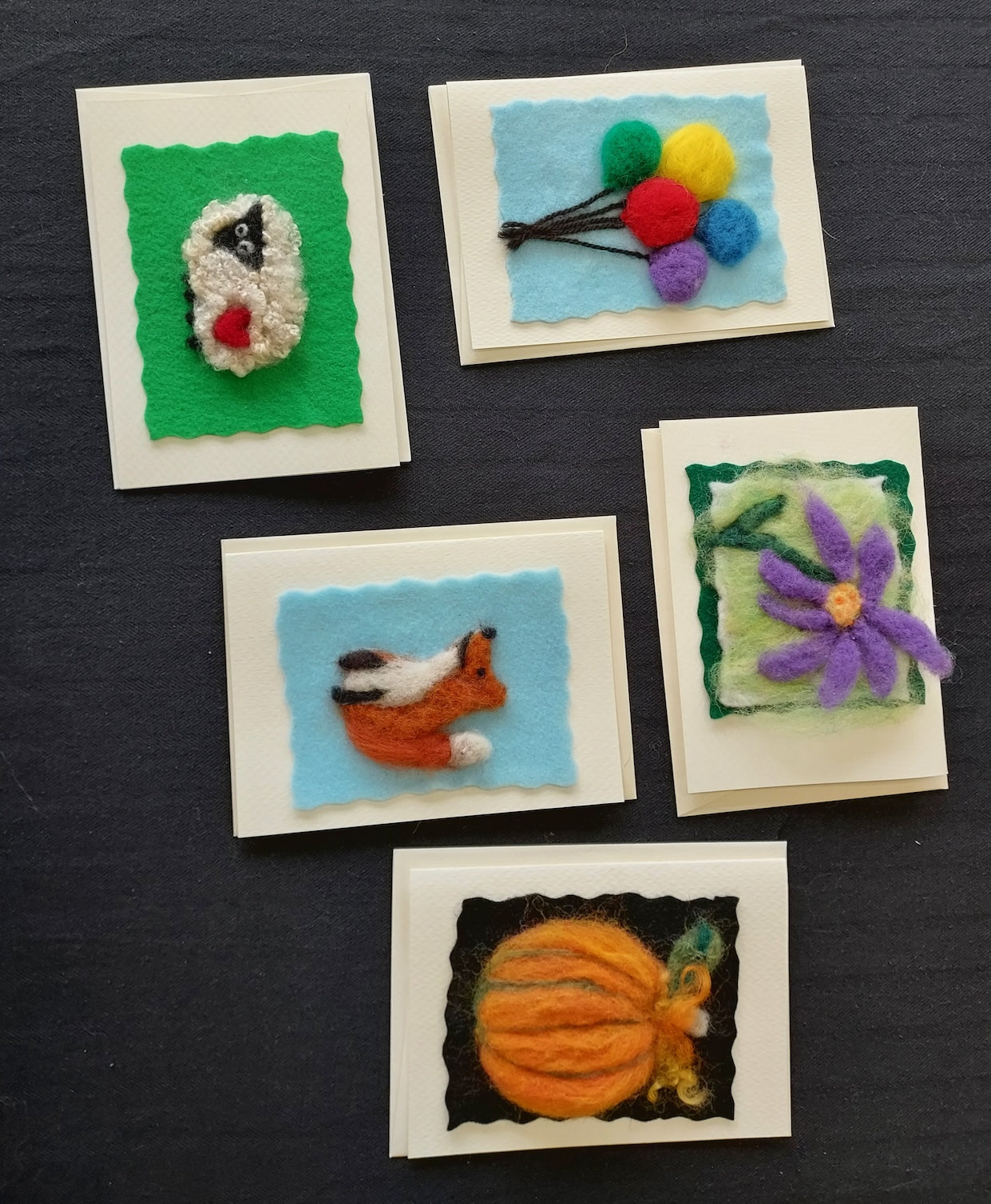 Felted cards 1