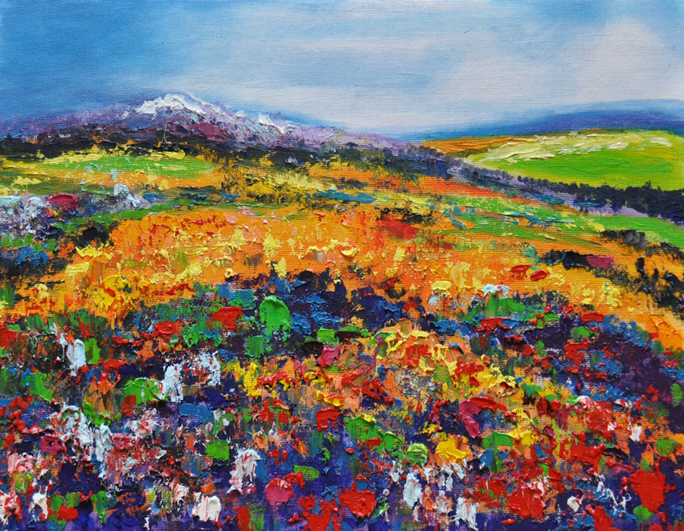 FIELD OF JOY-MATTED PRINT