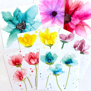 Alcohol Ink Flowers - Sat 10.12.24 @ 11A