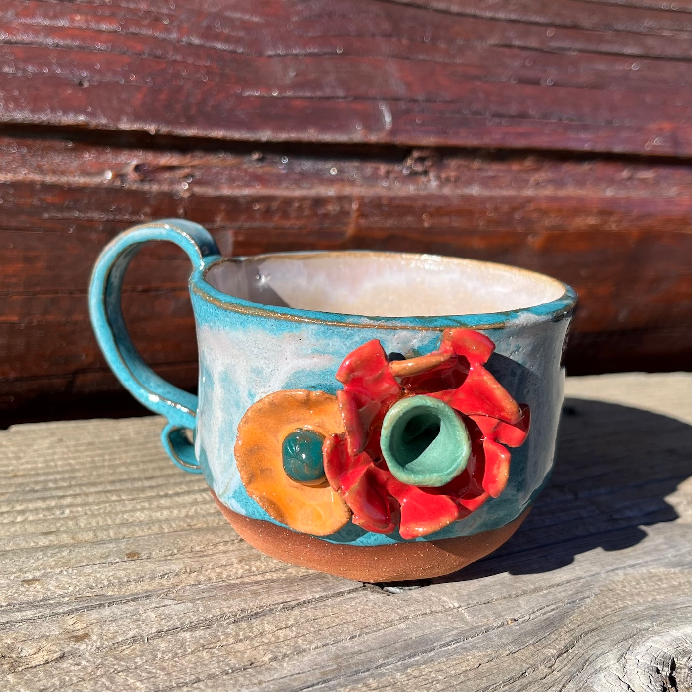 Folk Art Flower Mug