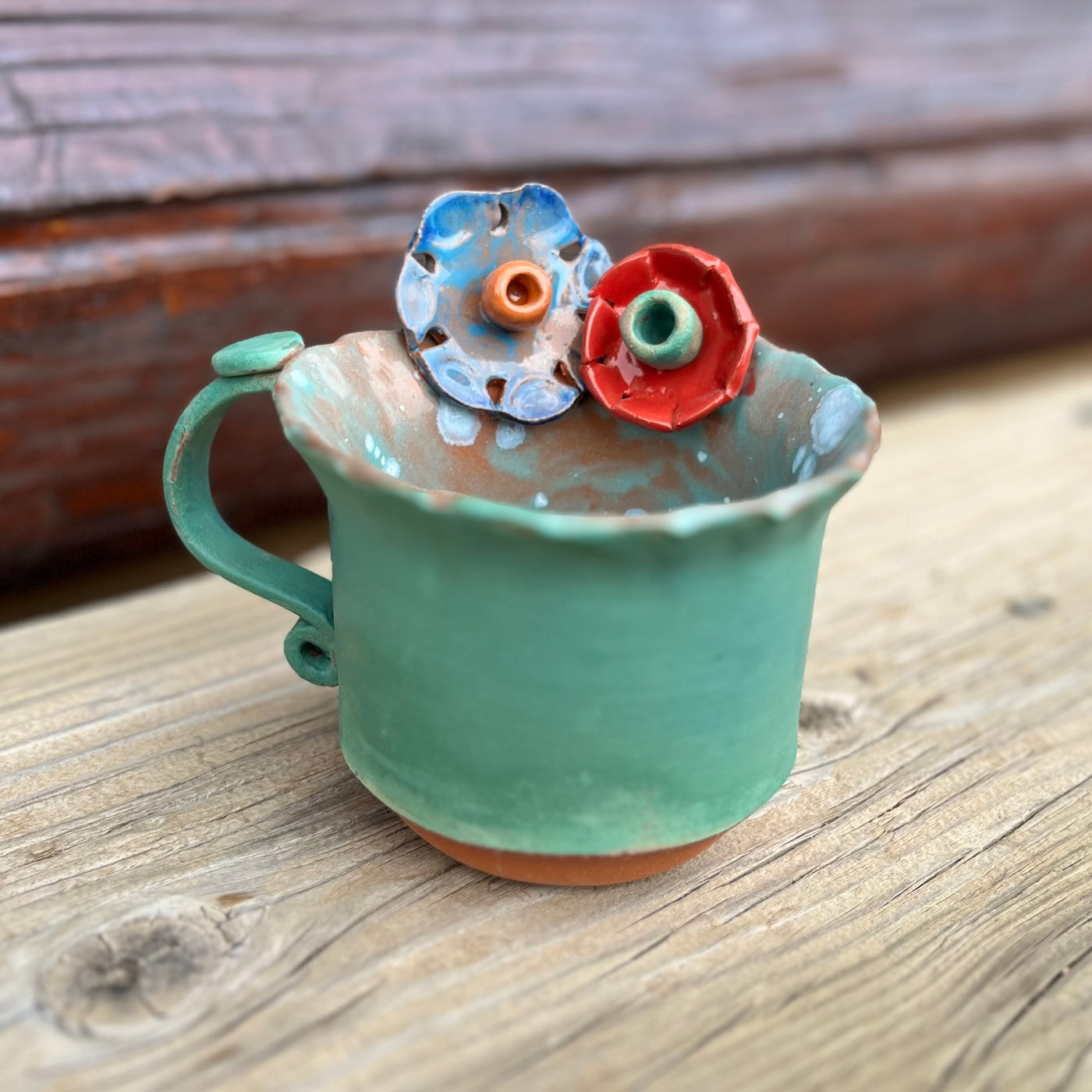 Folk Art Flower Mug