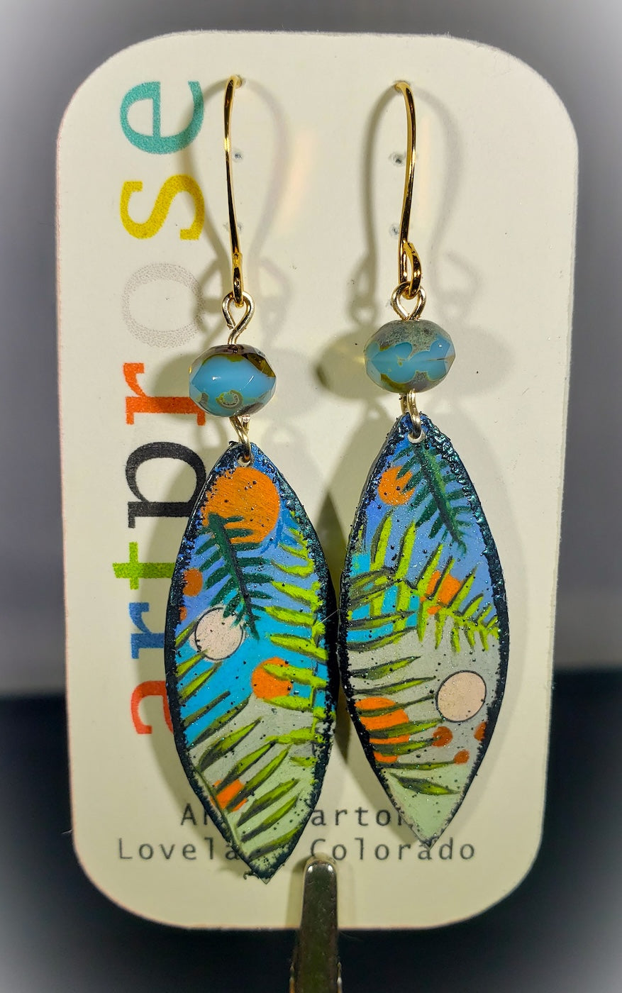 A043 Forest Floor Earrings