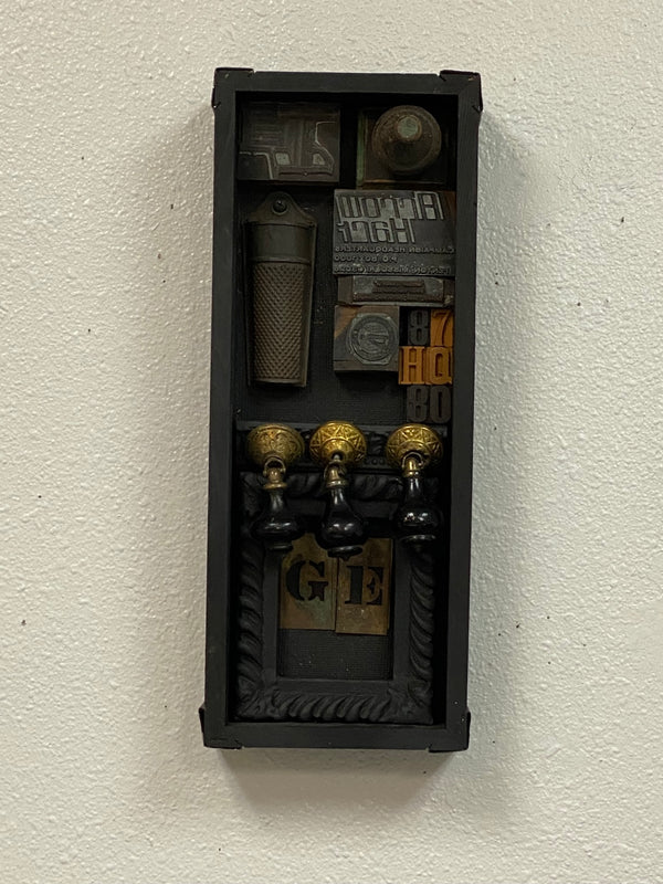 Found Object Box - Blue Moose Art Gallery