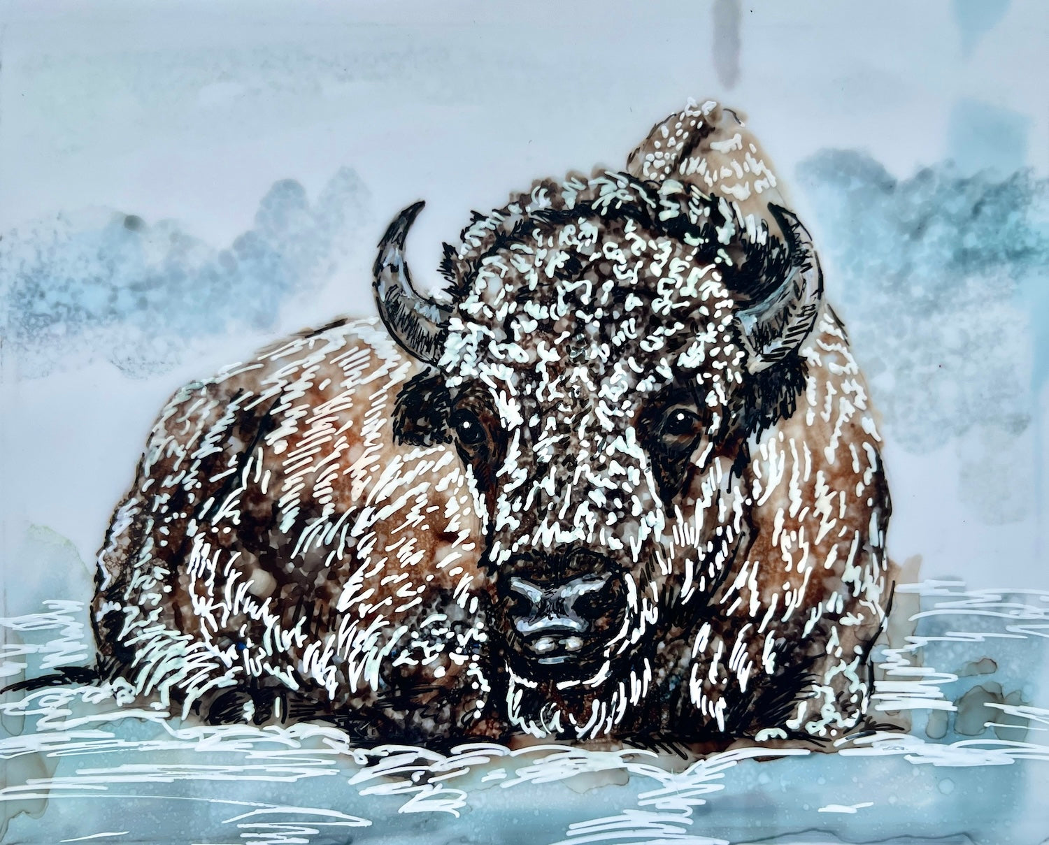 Frosty Bison