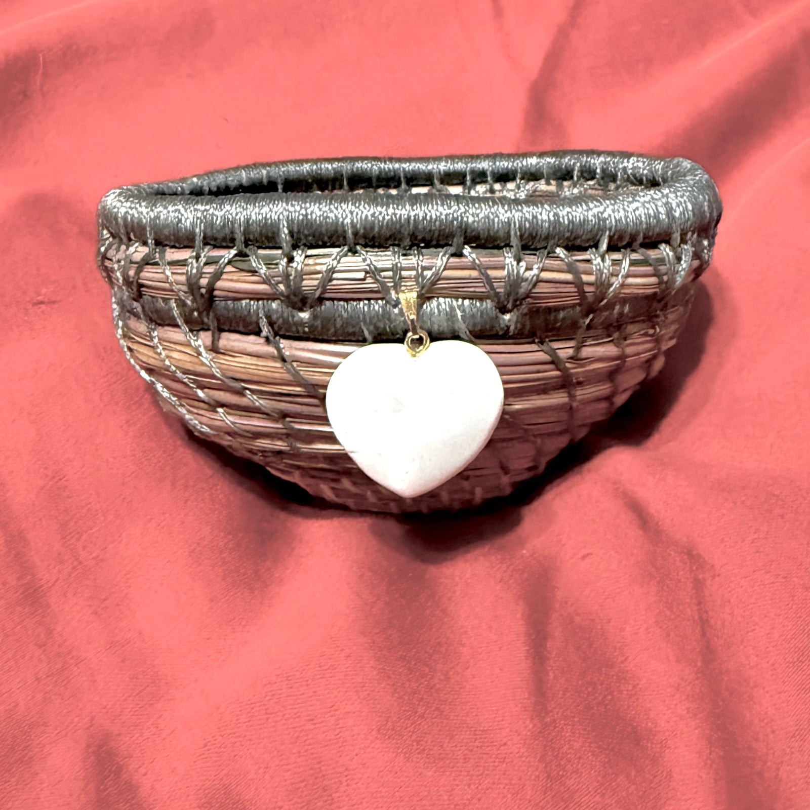 Heart Pine Needle Basket-Month of Giving