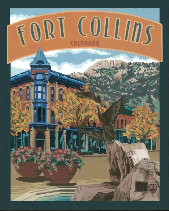 Fort Collins: 11x14 Art Canvas @ the Elizabeth Hotel