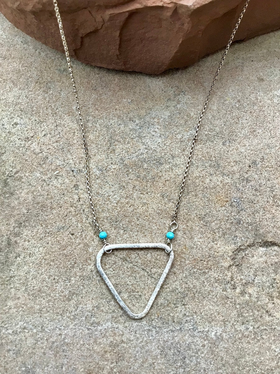 Gentle Geometry Sterling Necklace-DB 17