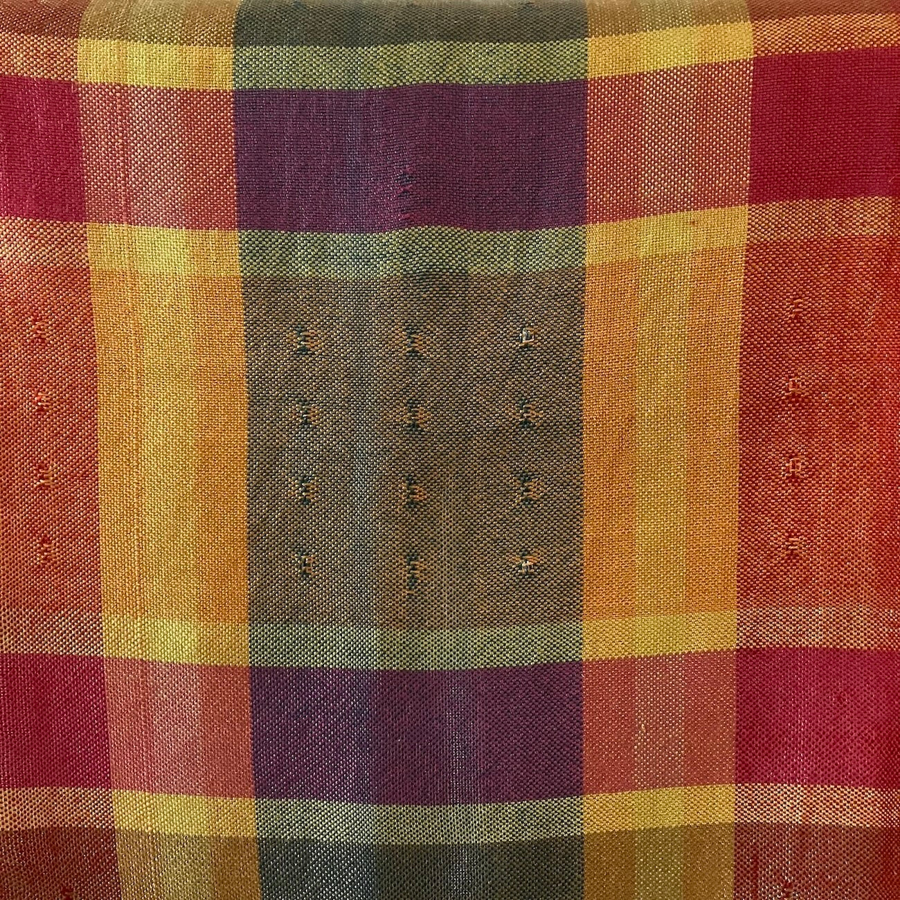 Gold, Red and Blue Weaving