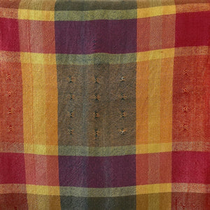 Gold, Red and Blue Weaving