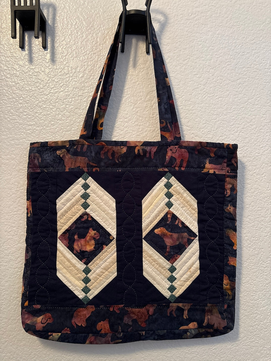 Hand Quilted Tote Bag