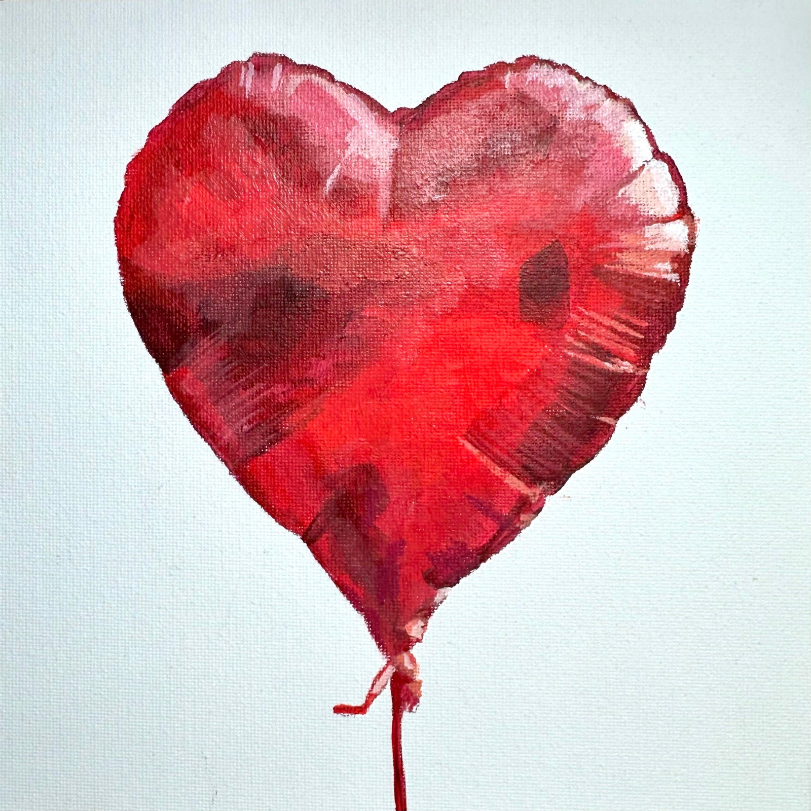 Acrylic Painting Skill Builder: Heart Balloon Art Class Wed. 7.15.26 @ 1:30P