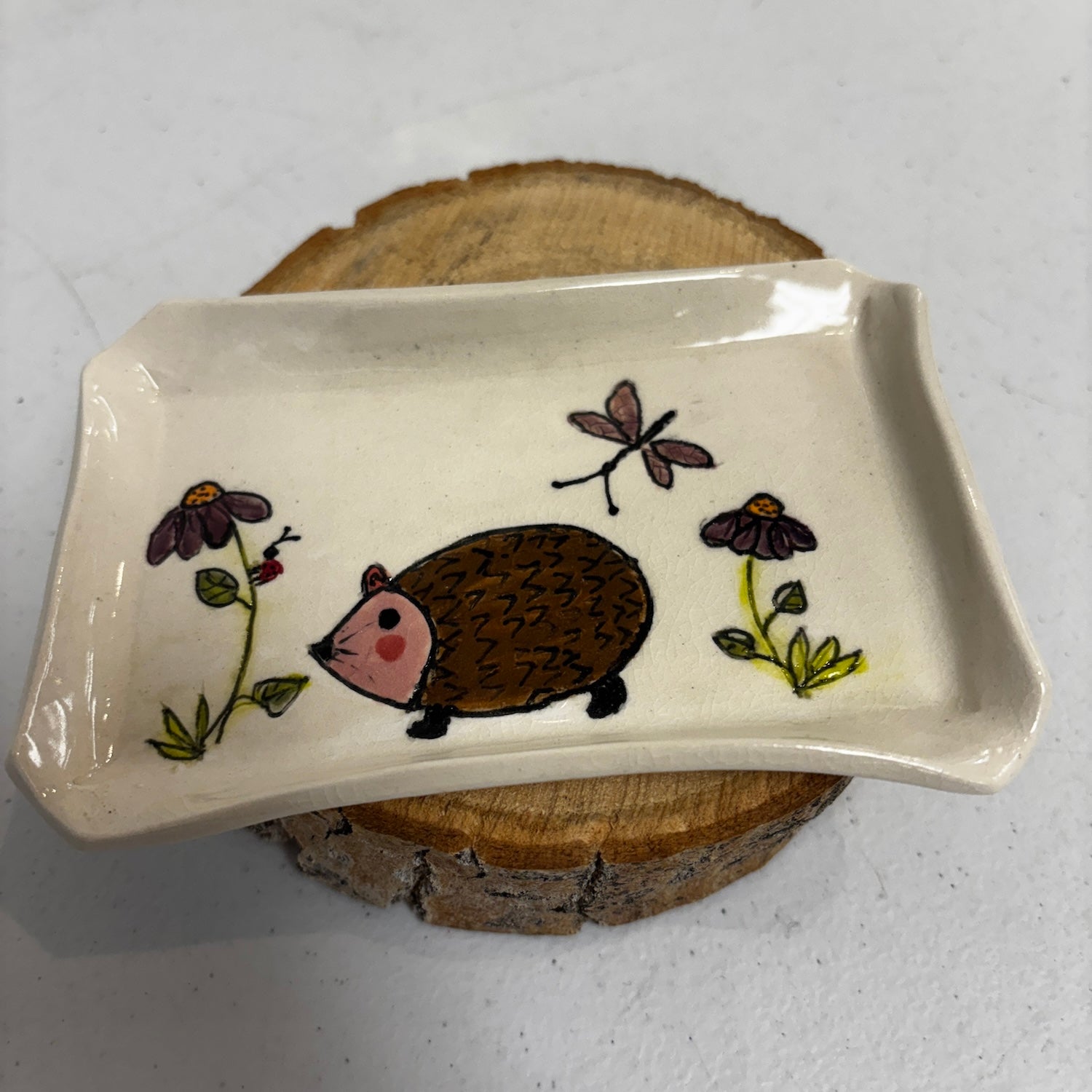 Hedgehog trinket tray
