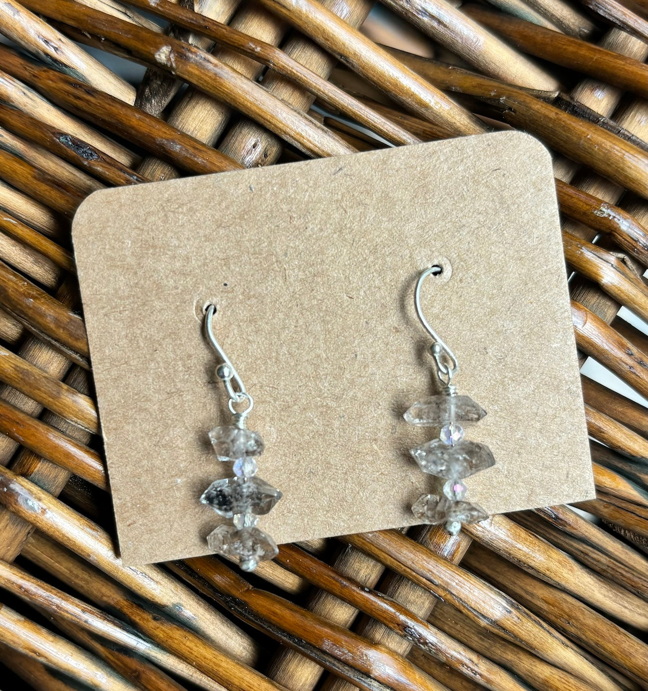 Herkimer Diamond Stack Earrings E33