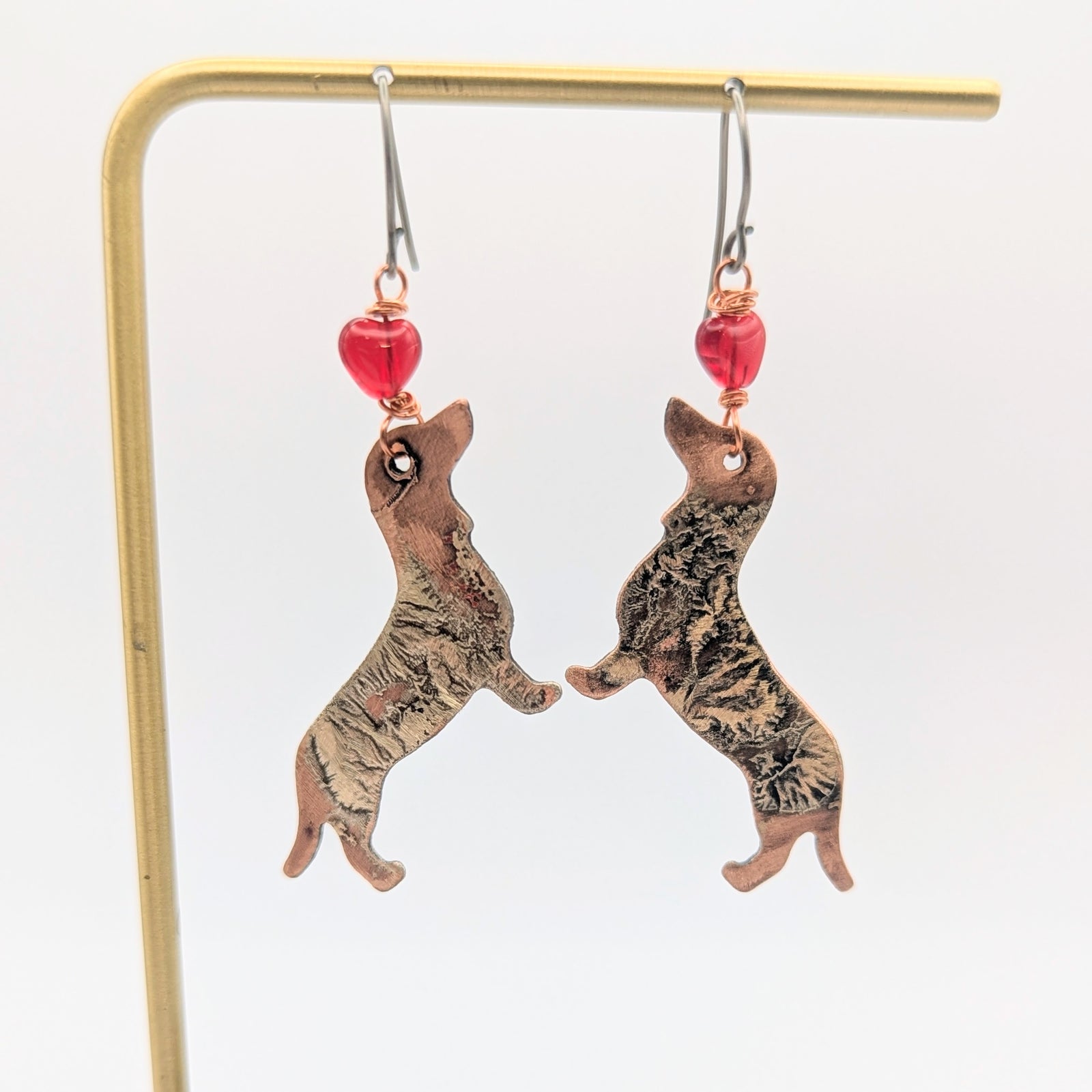 Hotdog Earrings