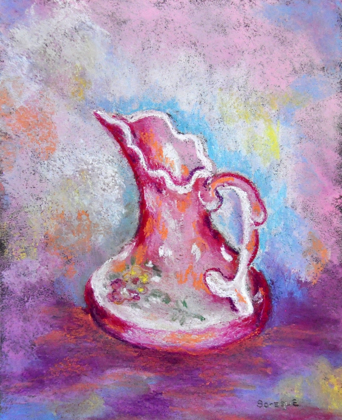 PINK HULL PITCHER