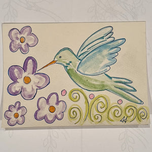 Spring Break Art Class: Wings & Whiskers: Creative Design Patterned Art Cards  (Ages 5+) Mon. 3.16.26 @ 1P