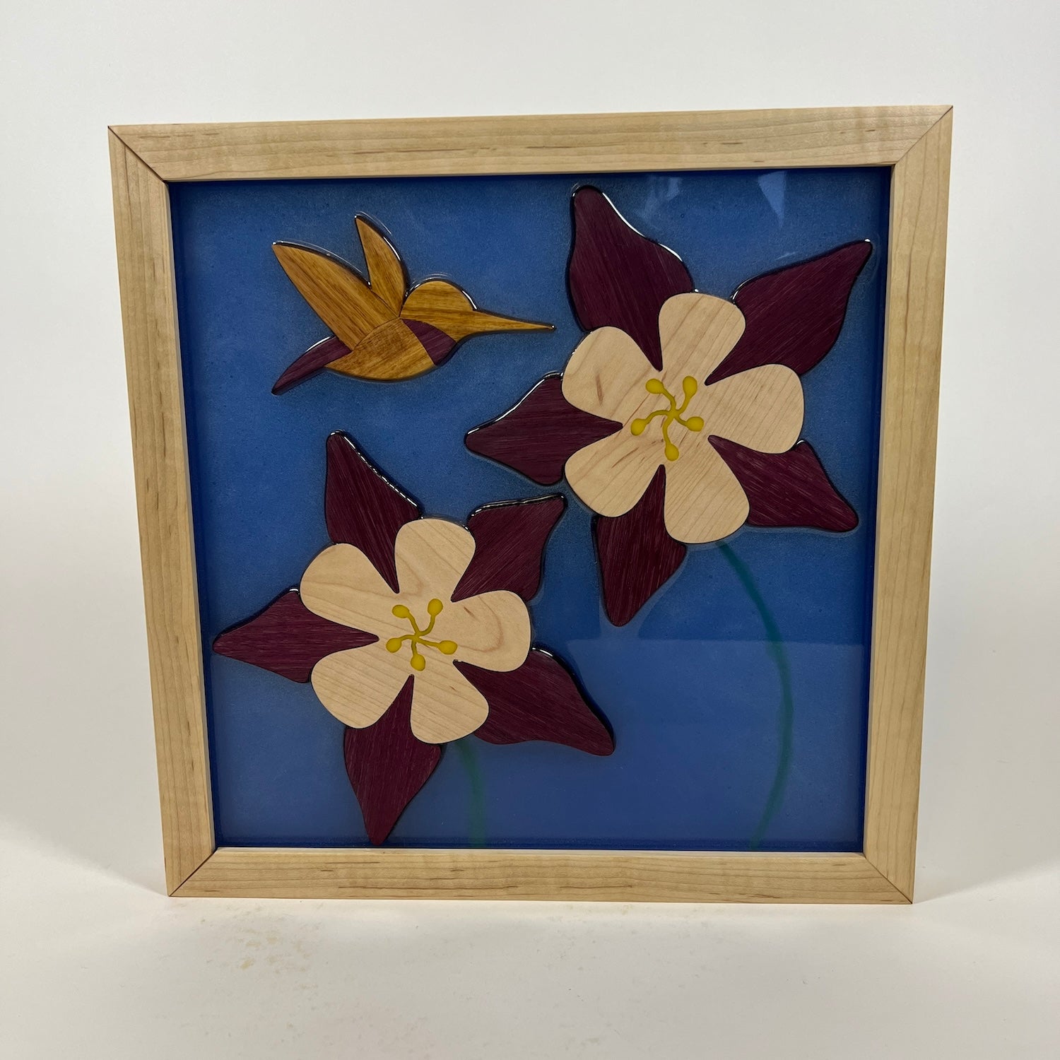 Hummingbird & Columbines