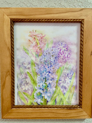 Hyacinthe Absolu Framed