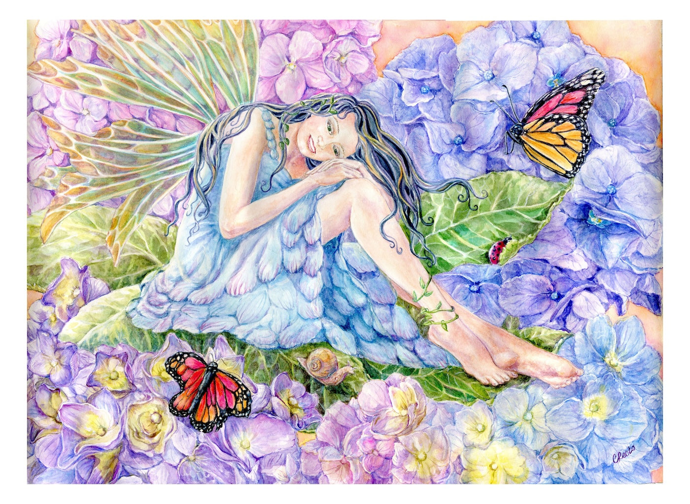 Hydralei, Summer Queen framed art