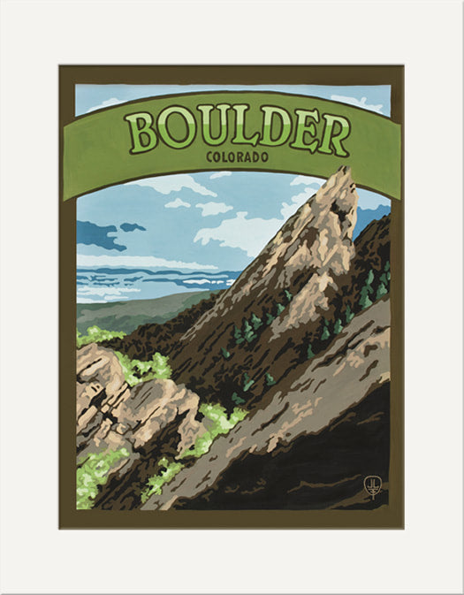Boulder Flatirons: Giclée Prints