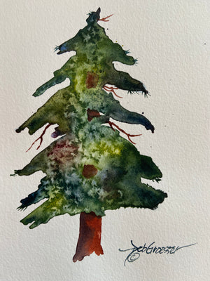102 Watercolor Art Class: Holiday Mini Paintings 12.6.25 @ 1P