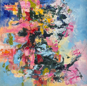 Abstract Blooming Flower Art Class Sat. 9.12.26 @ 10:30A