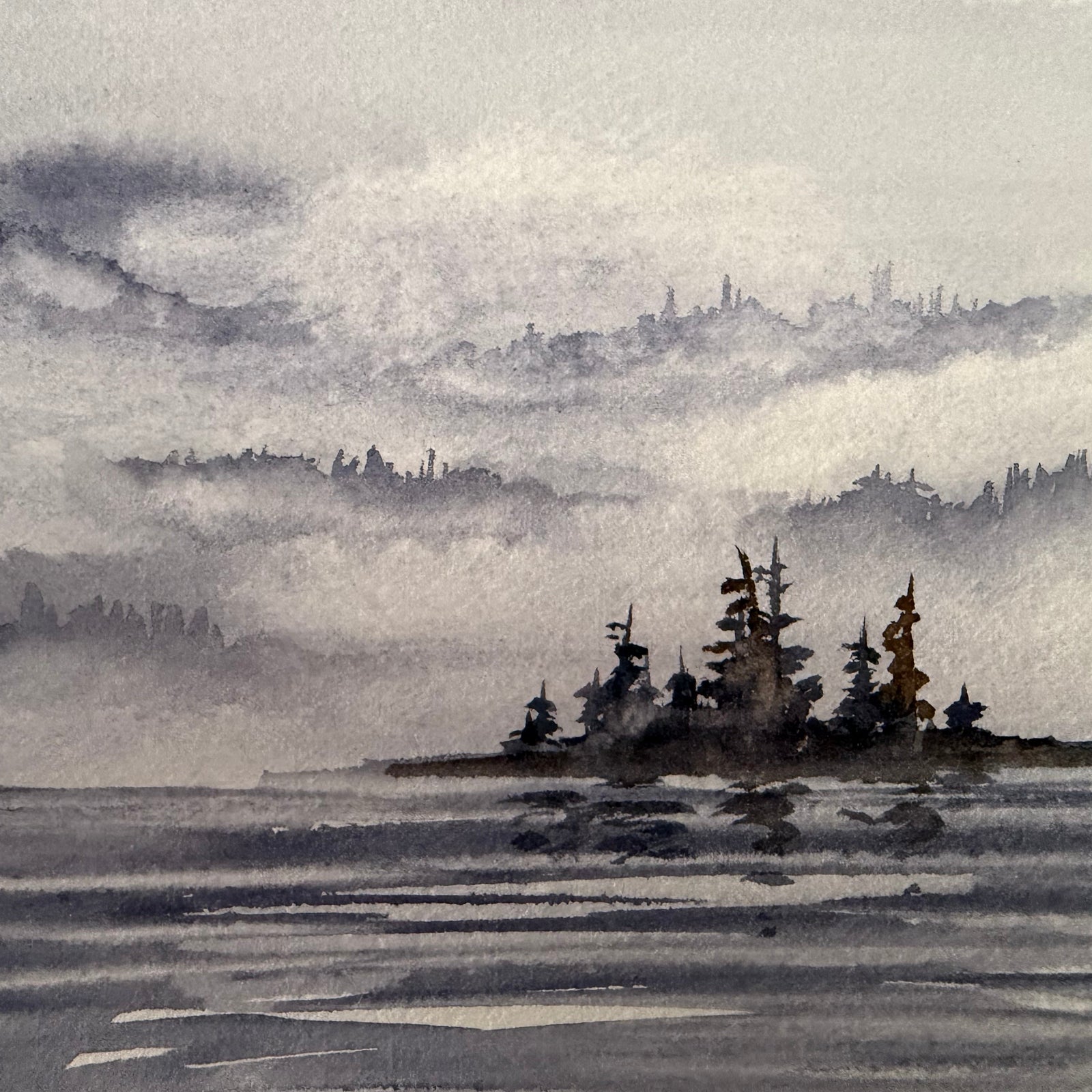 102 Watercolor Misty Watercolor Scenes Art Class Thur. 6.4.26 @ 1P