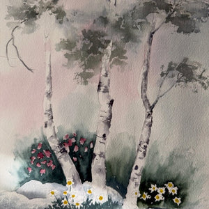 Watercolor Magic: Fall Trees and Bonus Succulents Art Class at the Gardens on Spring Creek - Sun. 8.23.26 @ 11A