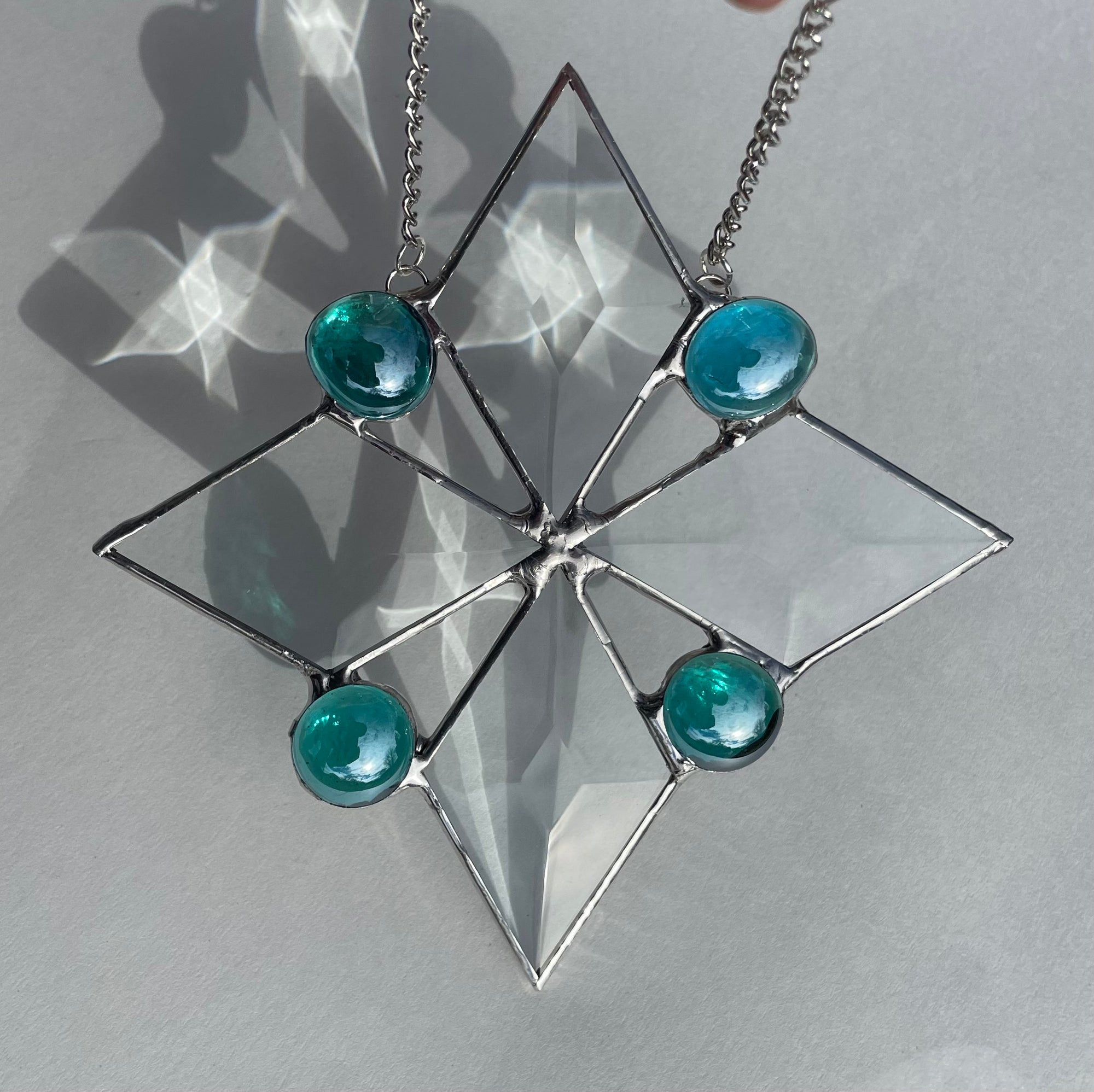 Stained Glass Bevel Snowflake Art Class- Sun. 12.8.24 @ 1P