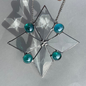 Stained Glass Bevel Snowflake Art Class- Sun. 12.8.24 @ 1P