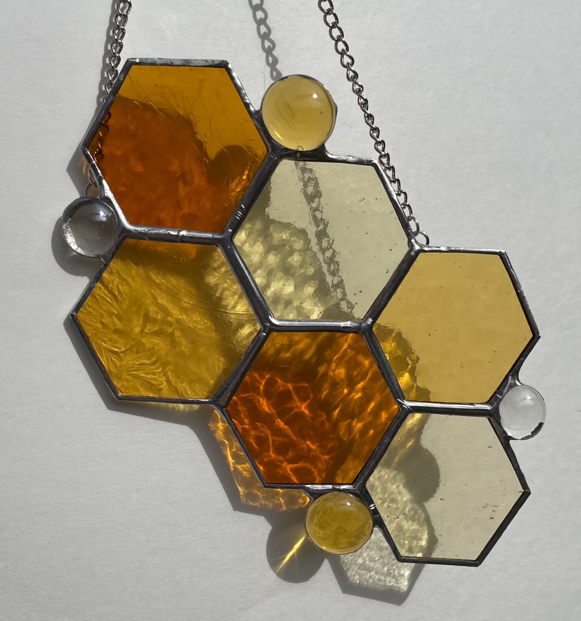 Honeycomb Stained Glass Art Class- Sat. 11.30.24 @ 1P