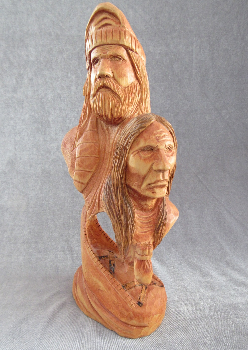 Mountain Man, Indian, Canoe--website exclusive