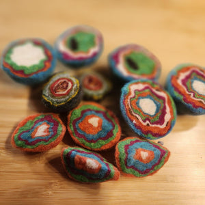 Let's Make a Geode out of Wool. Fri. 12.26.25 @ 10:30A