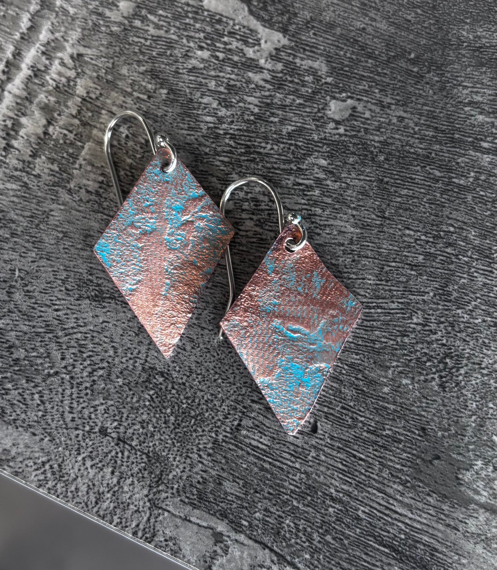 Verdigris Earrings - Copper  EAL