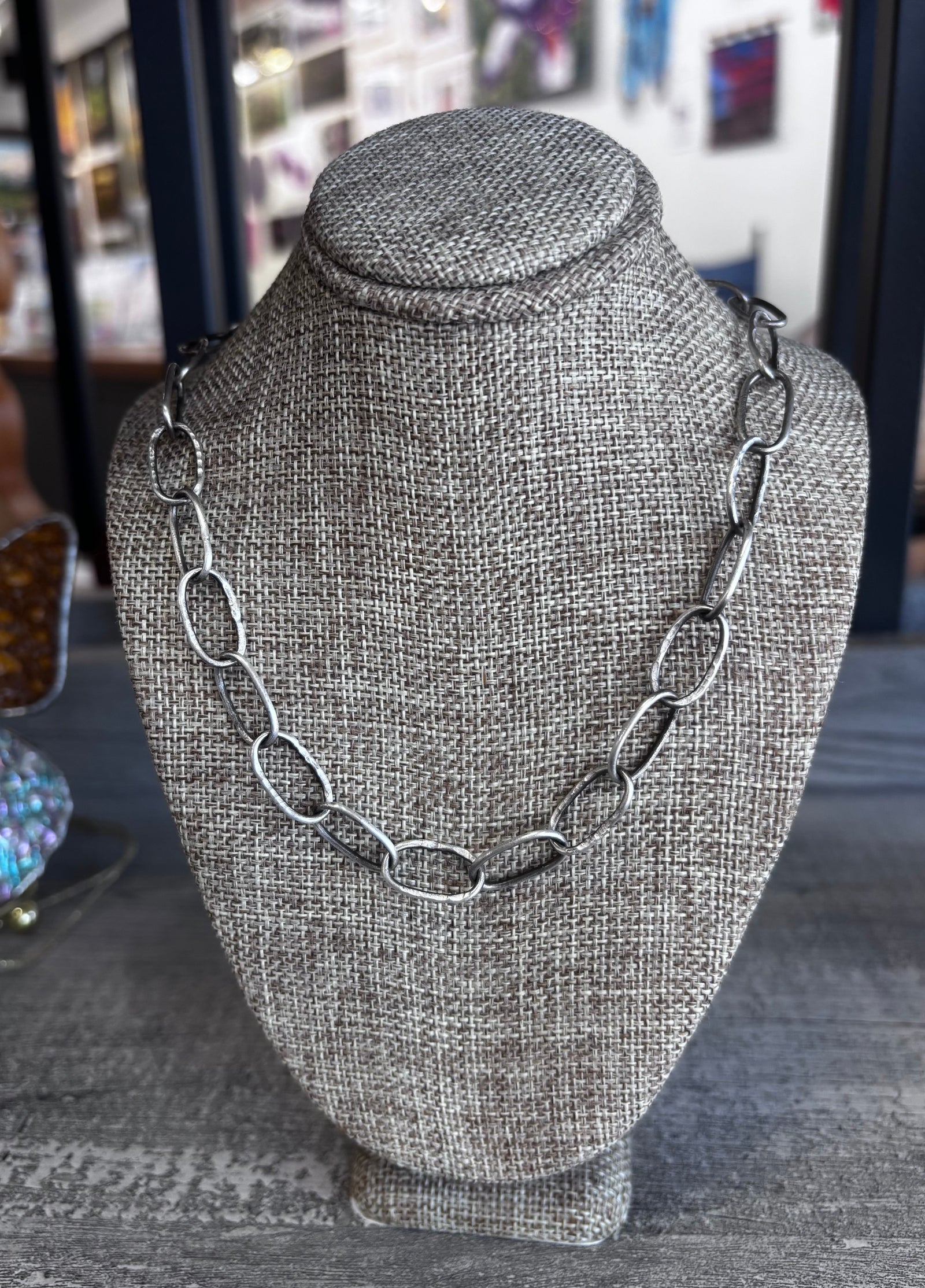 Handmade Sterling Silver Link Chain - EAL