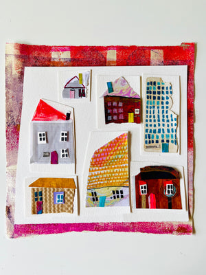 It Takes a Village: Tiny House Collage Art Class- Fri. 12.6.24 @ 6P