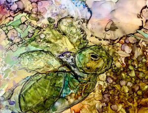 Under the Sea Magic Alcohol Ink Art Class Sat. 1.31.26 @ 10A