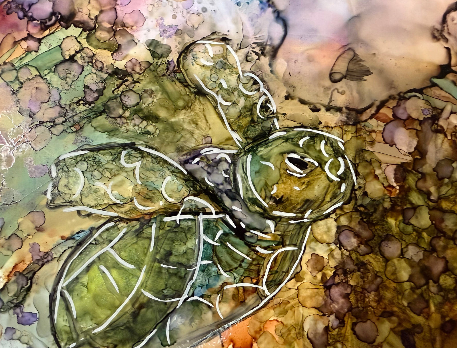 Under the Sea Magic Alcohol Ink Art Class Sat. 1.31.26 @ 10A