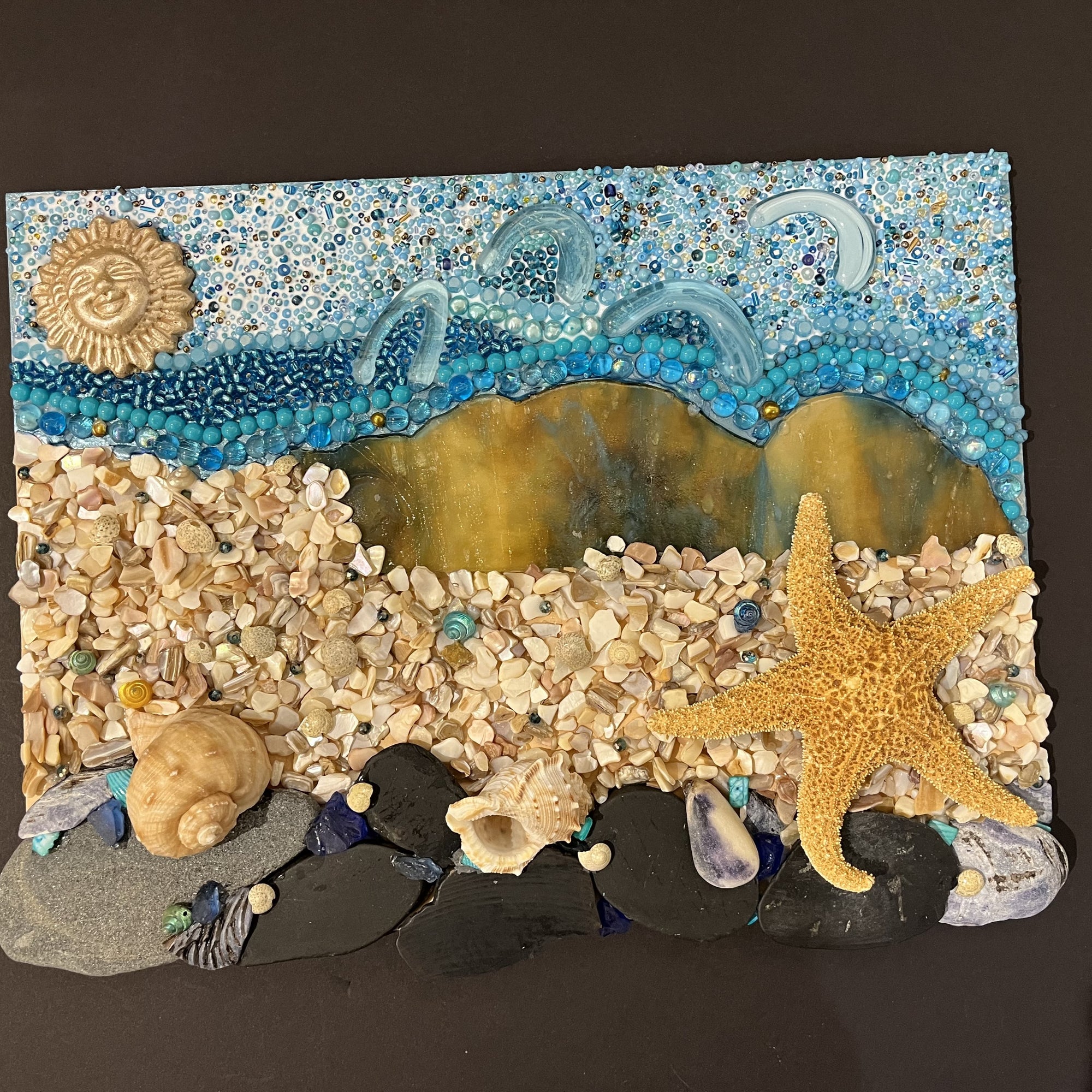 Beautiful 3D Beach Seascape Art Class Tues. 3.4.25 &  Wed. 3.5.25 @ 10:30A