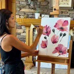 Poppies and Petals: Acrylic Painting on Canvas at the Gardens on Spring Creek- Saturday 11.7.26 @ 9:30am