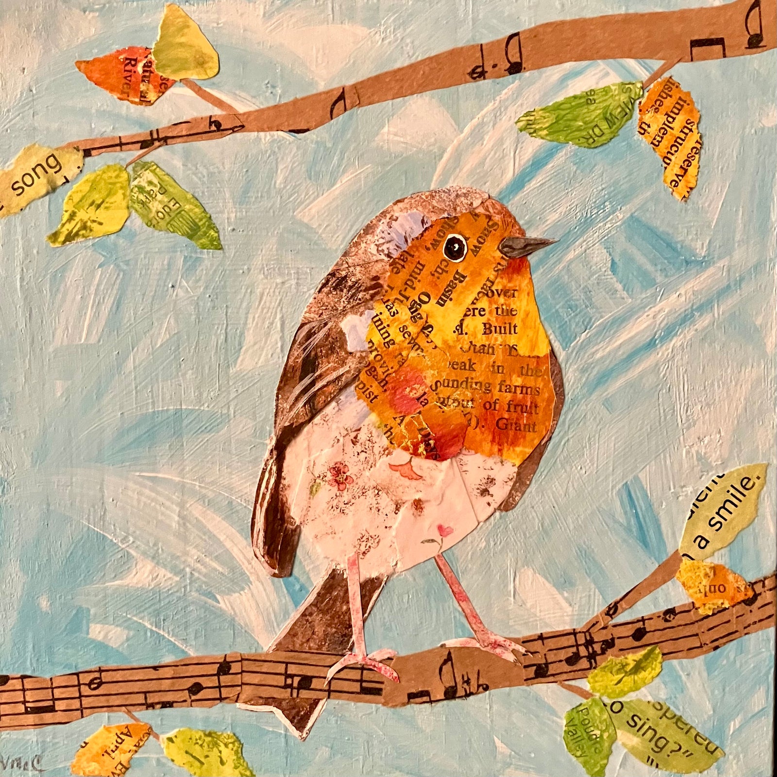Sing for Spring Bird Collage Art Class Tues. 3.24.26 @ 10A