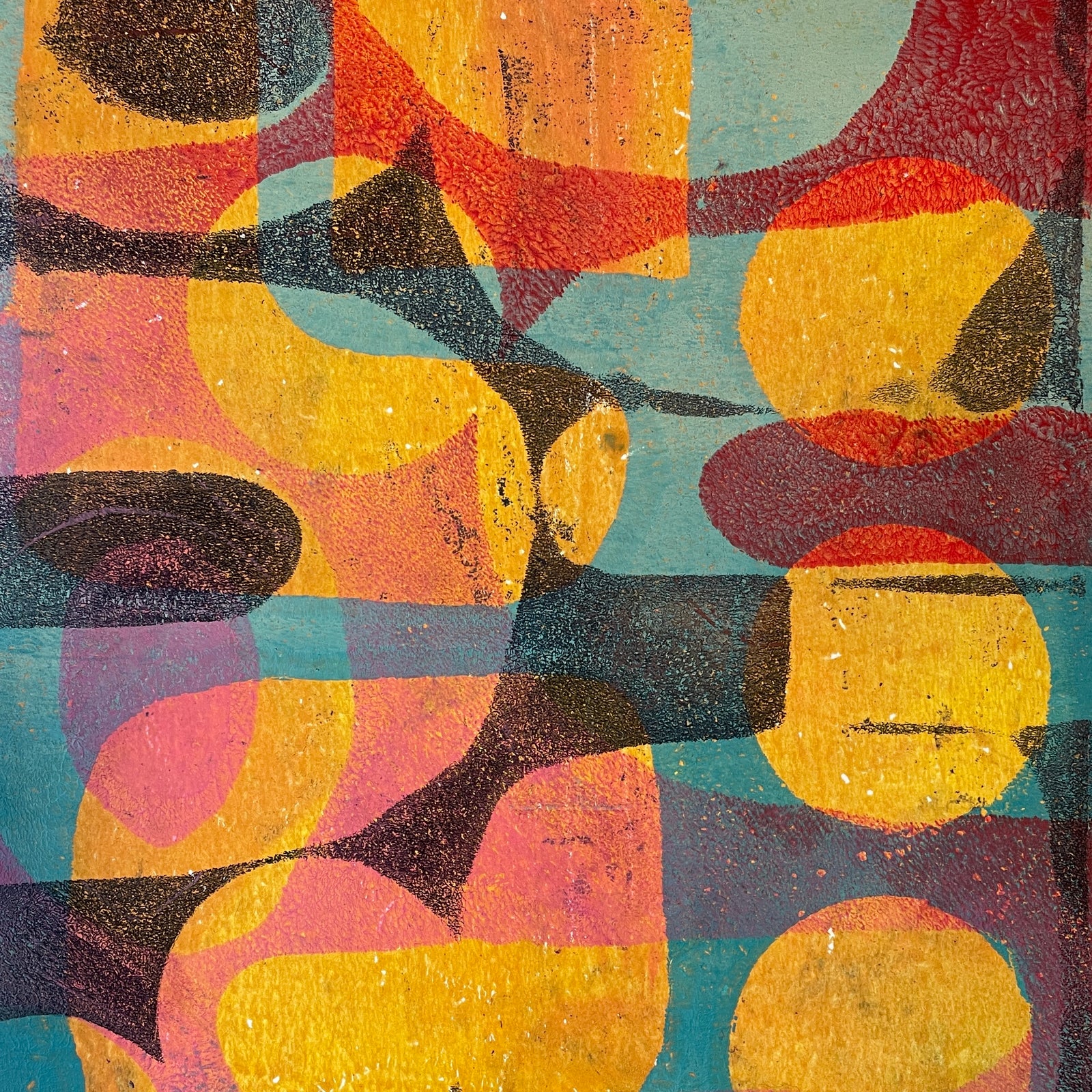 Gel Printing: Layers, Texture & Discovery Art Class Tues. 10.27.26 @4PM
