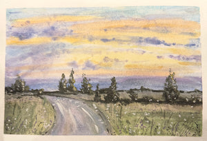 Watercolor Landscapes Art Class  with Sarah Tues. 2.24.26 @ 1P