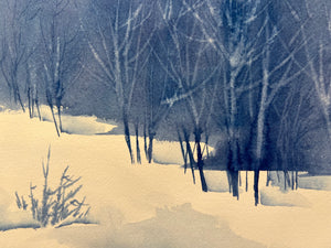 "Winter Snow" Beginning Watercolor Art Class -Sun. 12.15.24 @ 1P