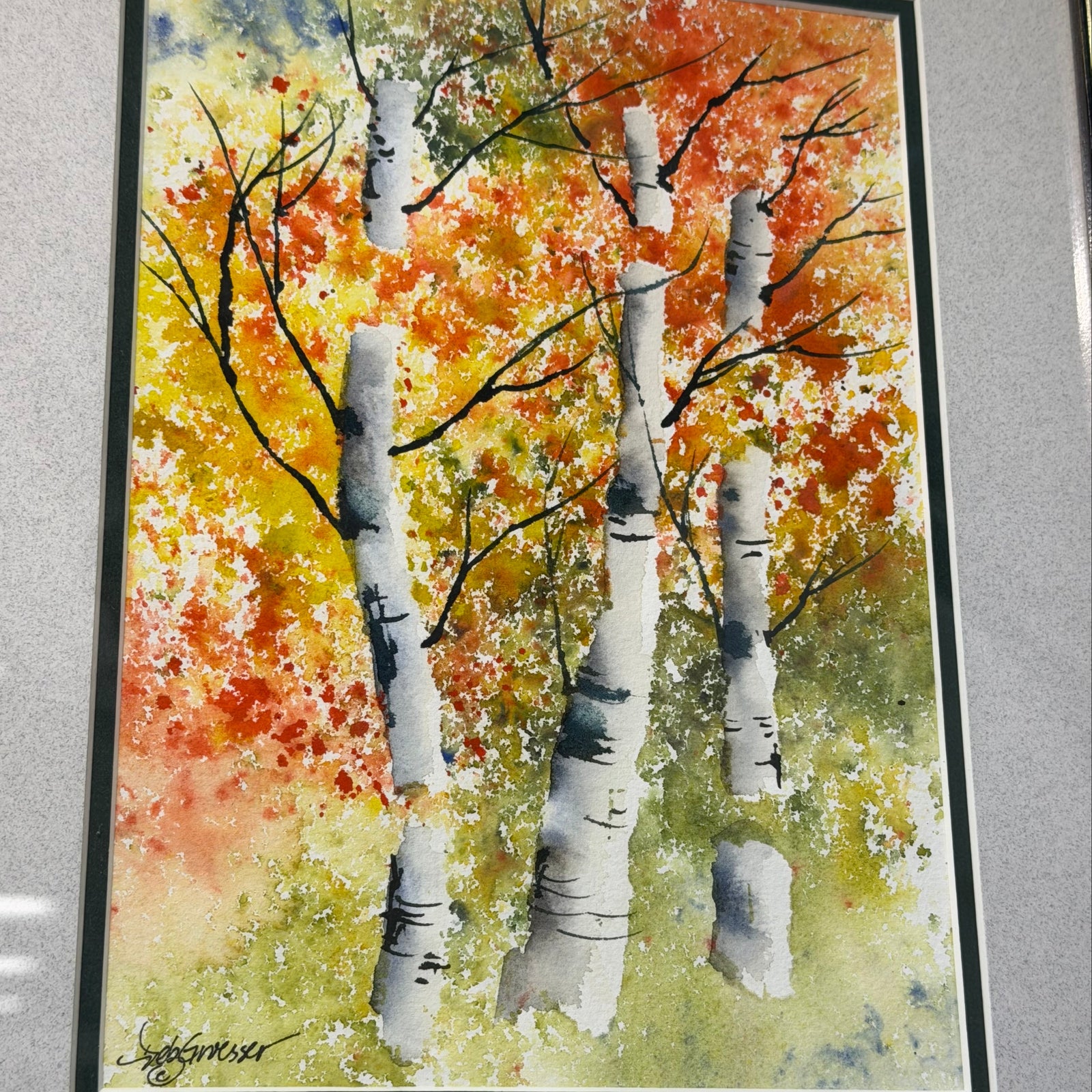 Beginner Watercolor Art Class: Colorado Aspens & Pine Trees  Tues. 12.9.25 @ 1P