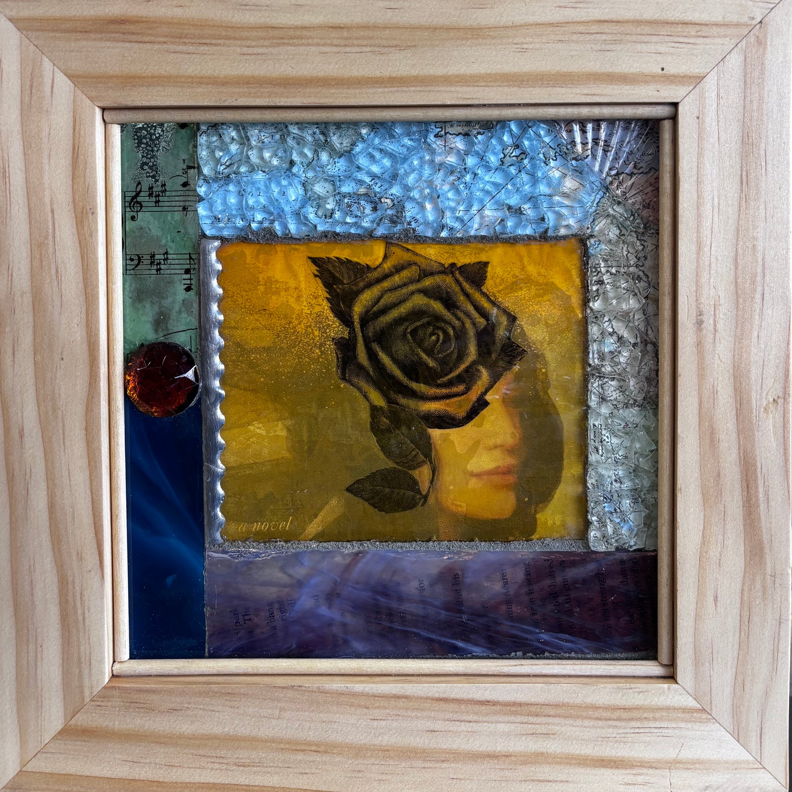 Beauty - Mixed Media Glass Mosaic
