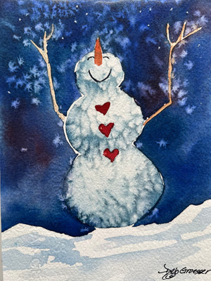 102 Watercolor Art Class: Holiday Mini Paintings 12.6.25 @ 1P
